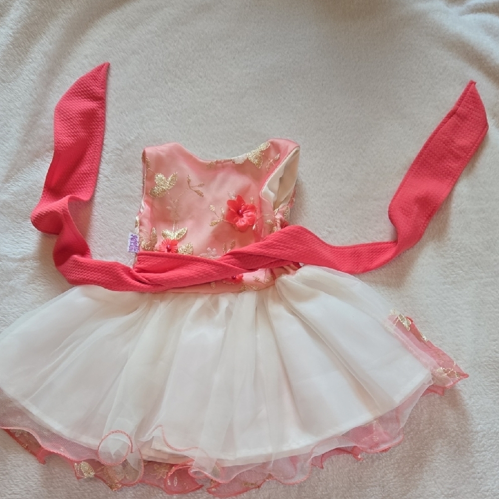 ADRICK NWT Sz1 EIGHT LAYERS BEADS Embroidery DETAILS LAYERS PUFF PHOTO OPSBABY!! - Picture 4 of 13